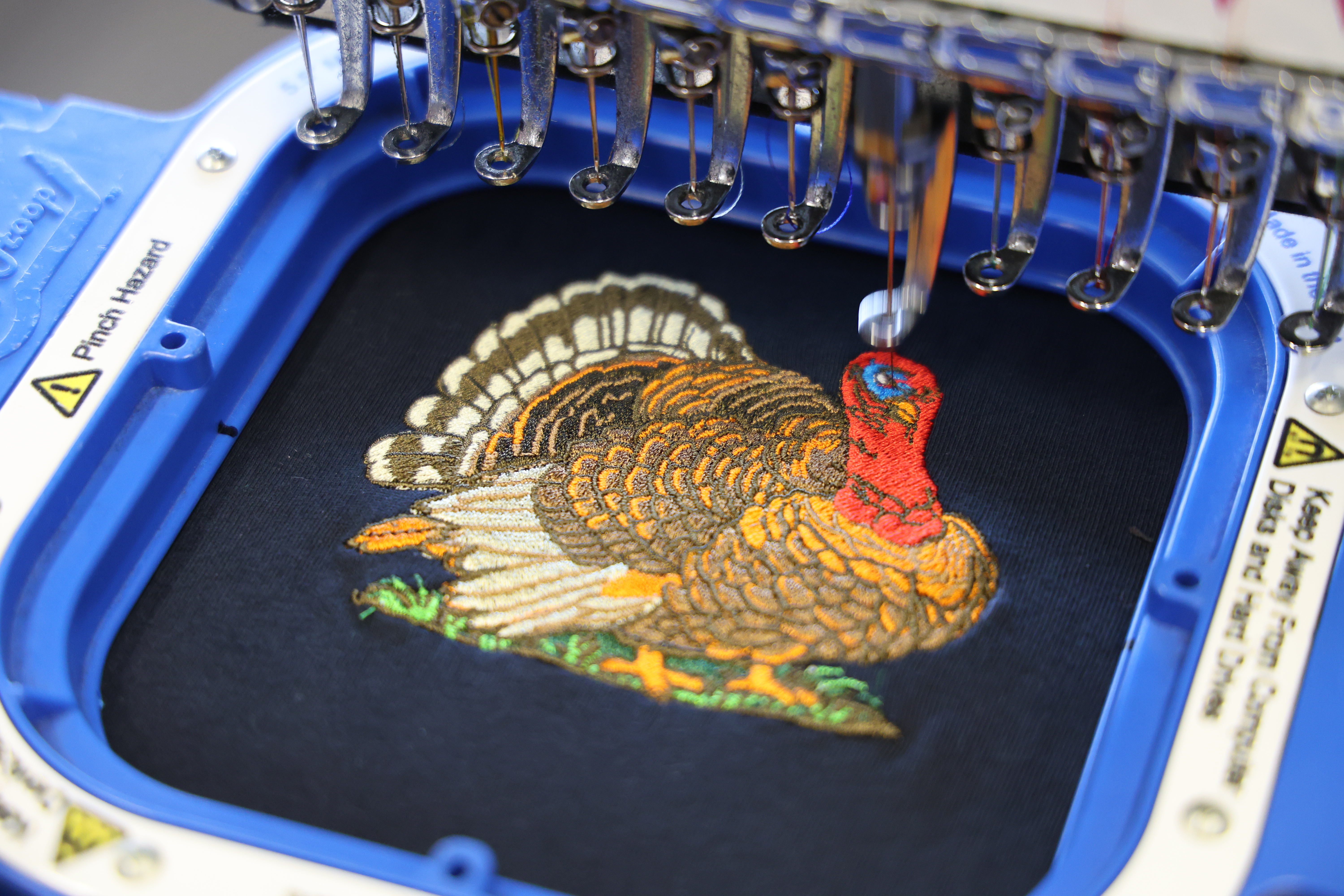 Custom decorated garment by Brandstitch